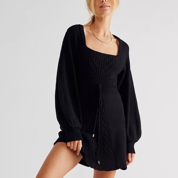 Free People | Dresses | Free People Emmaline Mini Sweater Dress Nwt |  Poshmark